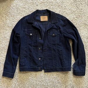 GAP Navy Blue Corduroy Jacket
